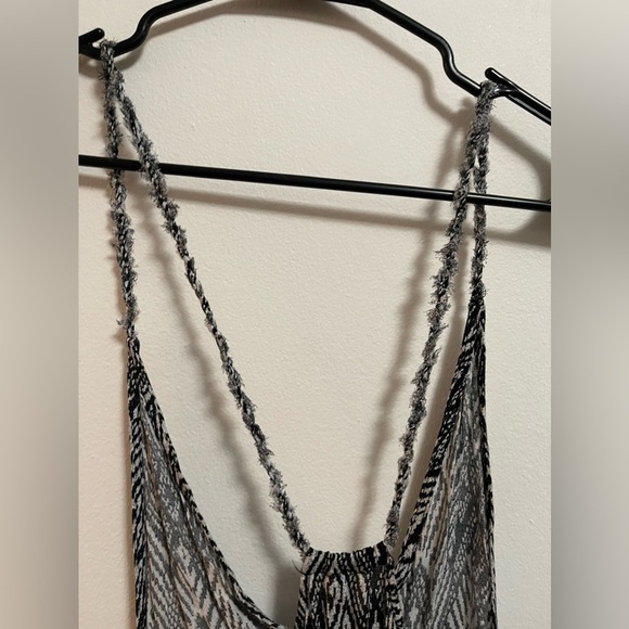 Free People - Intimates - Women’s Black/White Distressed Printed Dress - Size S - Picture 6 of 6